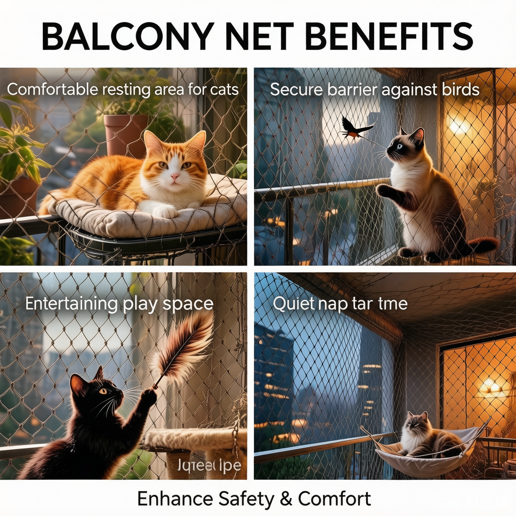 Easy Installation Cat Safety Net